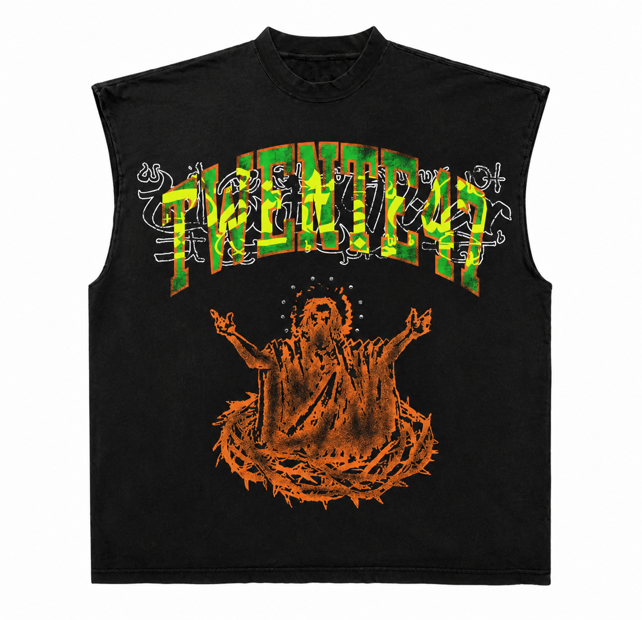SF Sleevless Cropped Tee