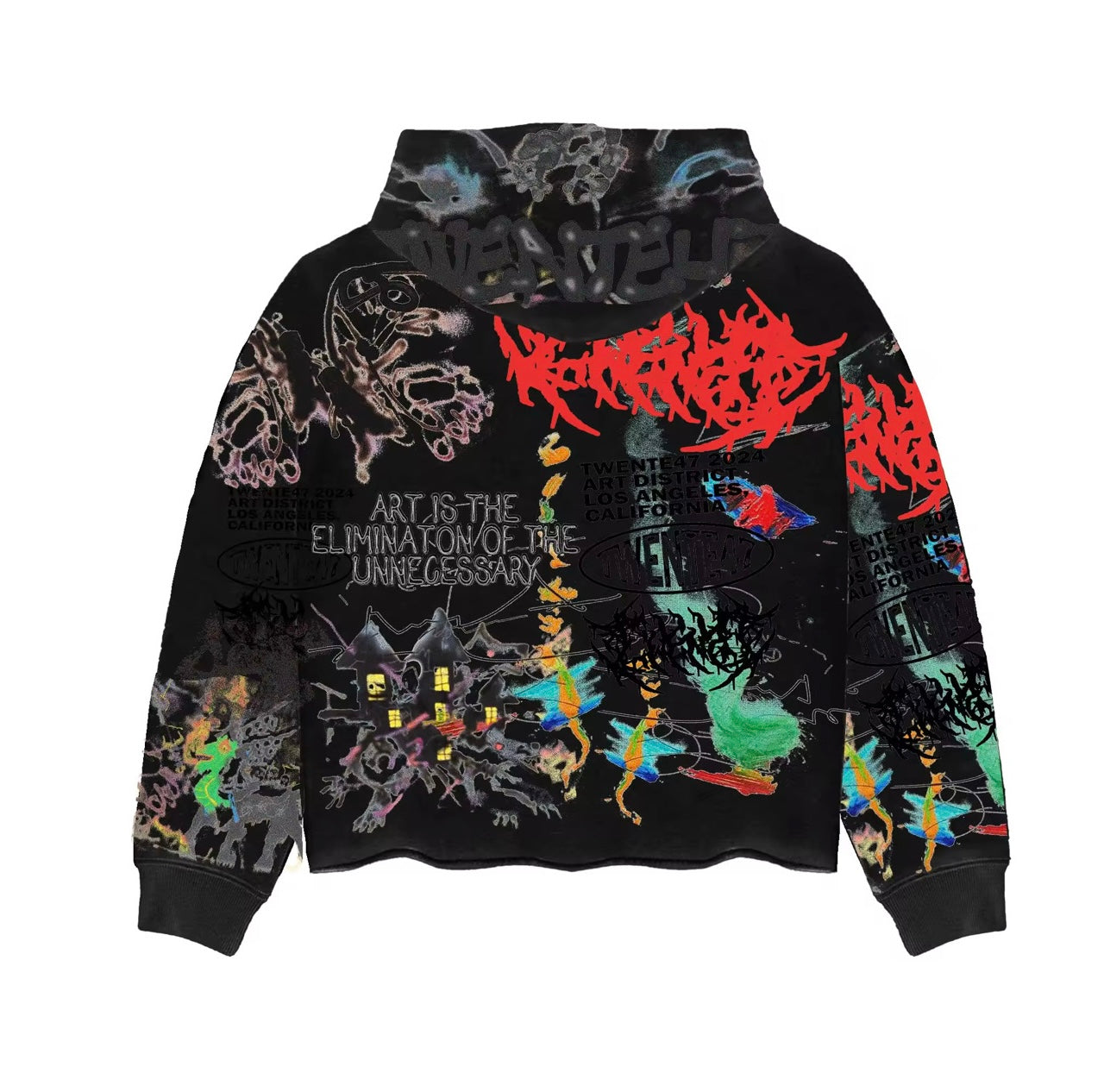 Collage Zip-up Hoodie