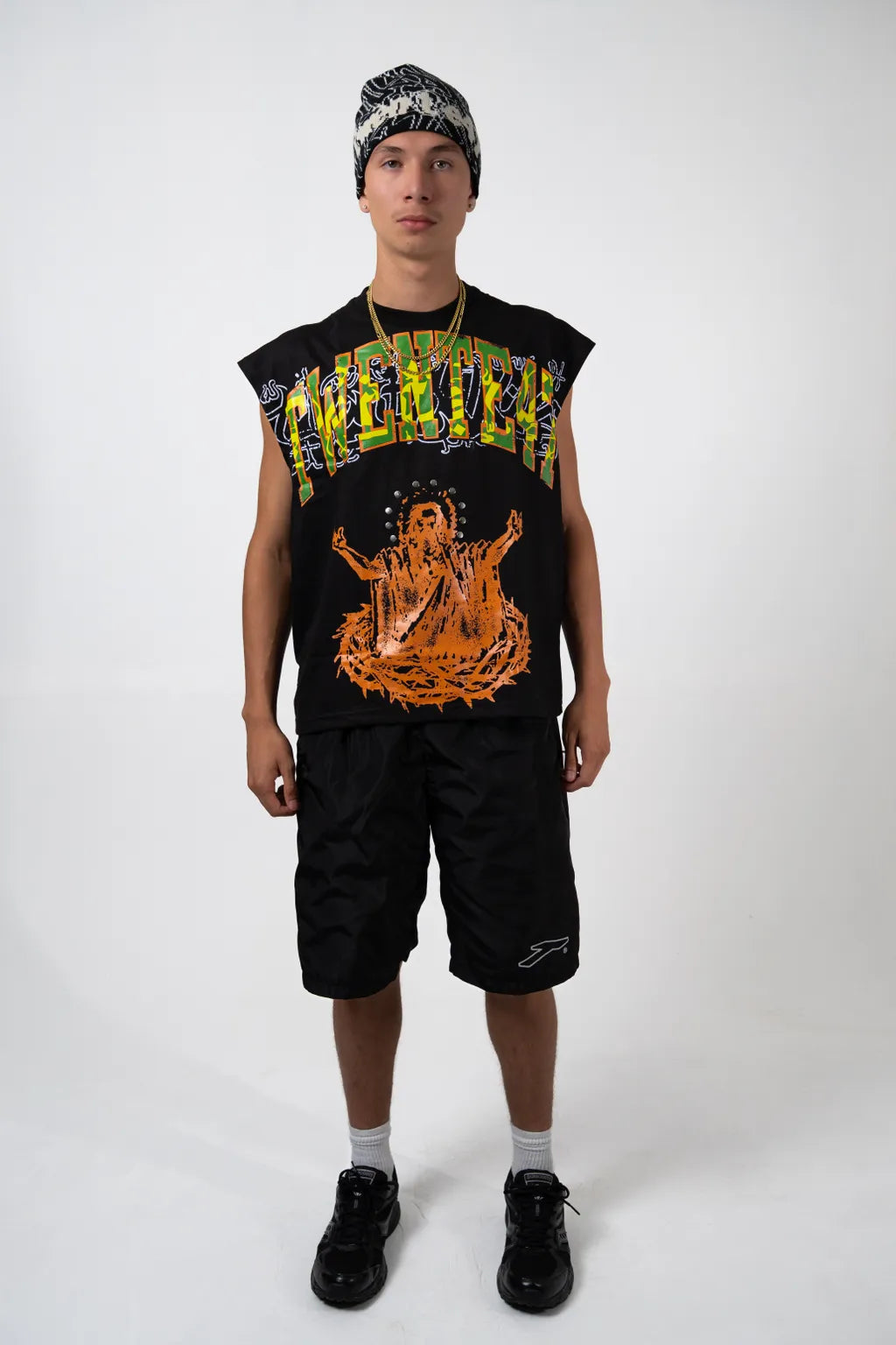 SF Sleevless Cropped Tee