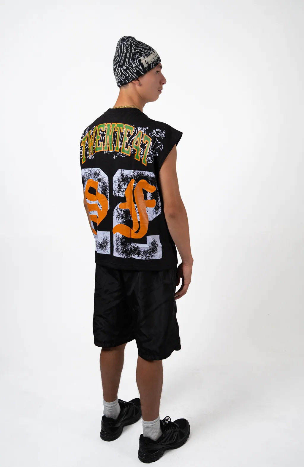 SF Sleevless Cropped Tee