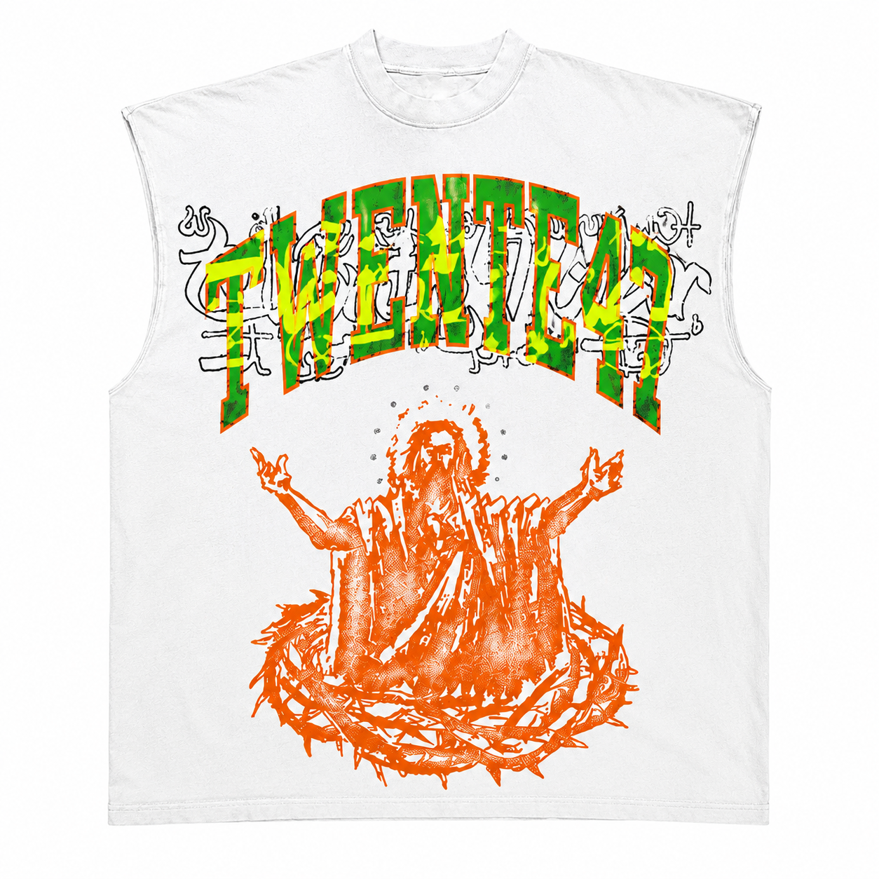 SF Sleevless Cropped Tee